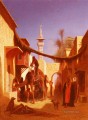 Street In Damascus Part 2 Arabian Orientalist Charles Theodore Frere